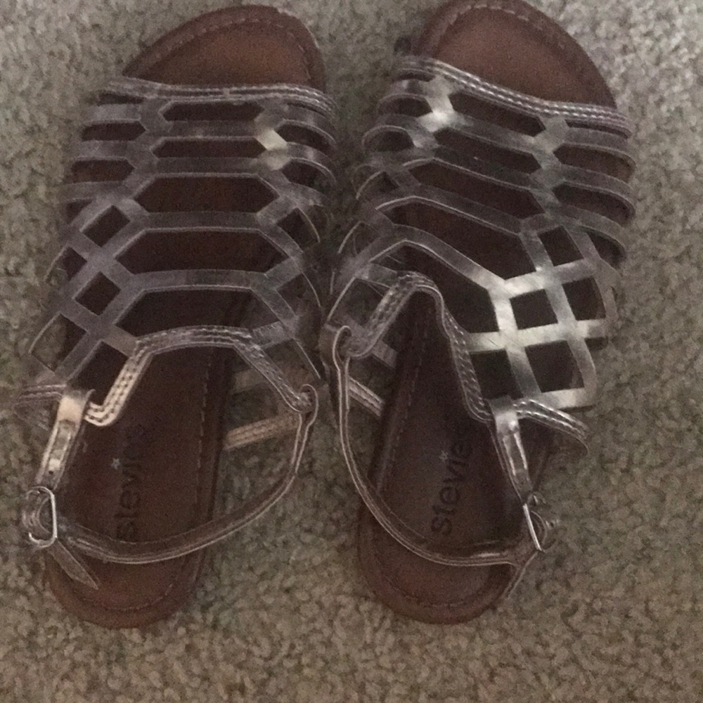 Stevies Gold Strappy Sandals
